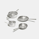 Batterie de cuisine en inox, 7 pièces - Précommande