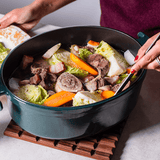 La cocotte en fonte ∅31cm - bouchon doré
