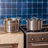 Le grand faitout en inox et son pasta pot