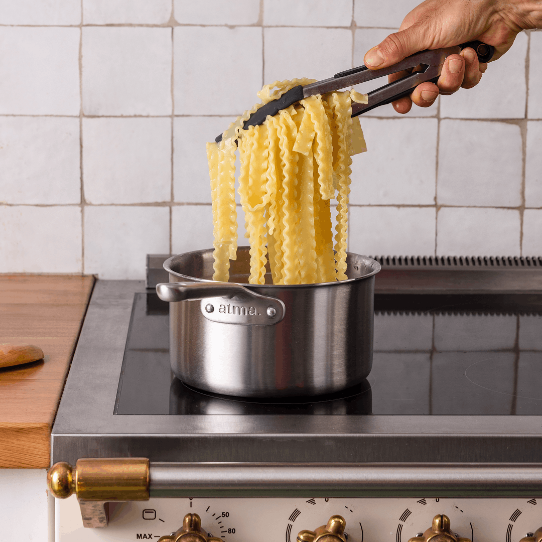 Batterie de cuisine en inox, 7 pièces - Précommande