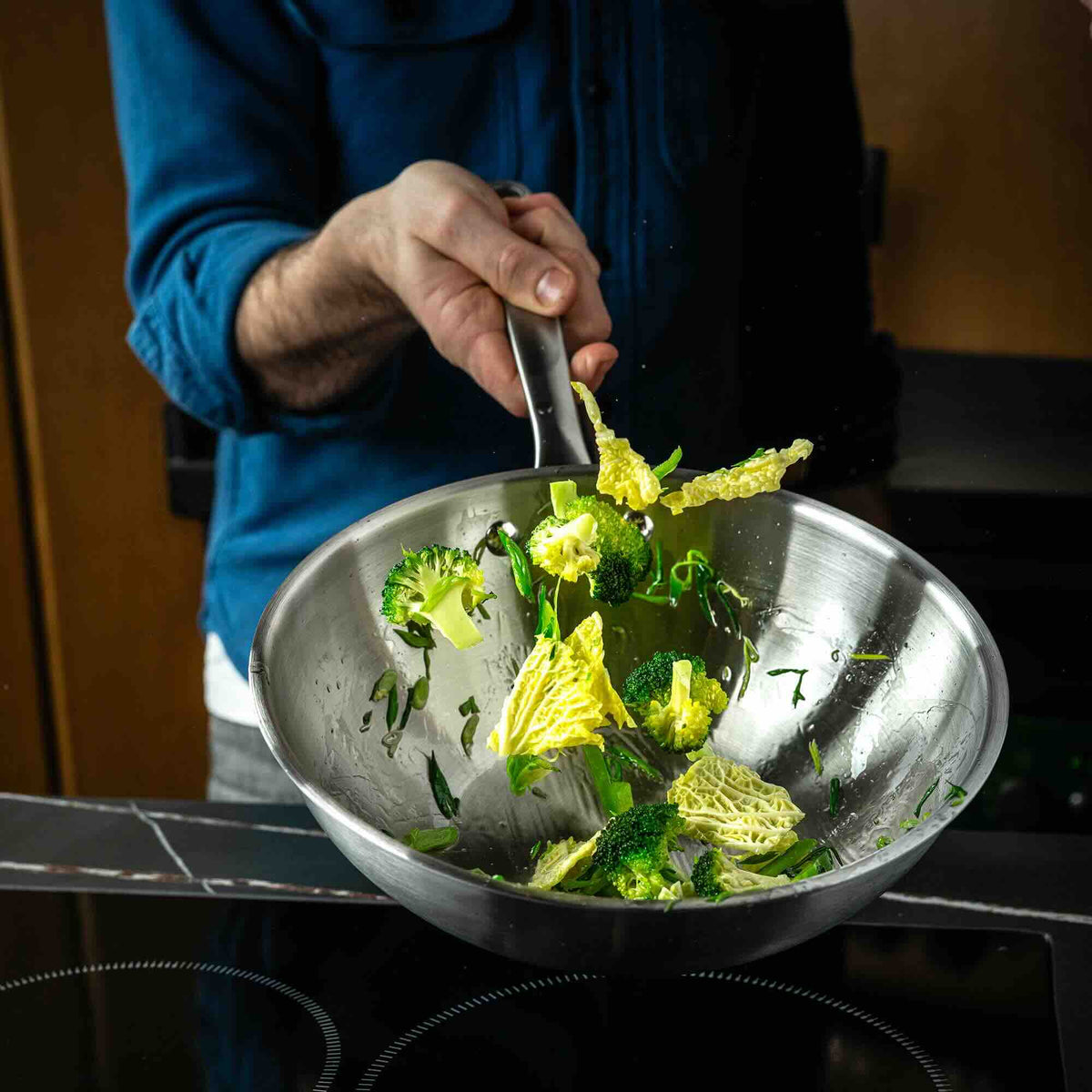 The Wok en inox - 24 cm