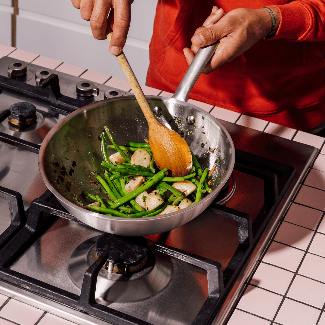 The Wok en inox - 24 cm
